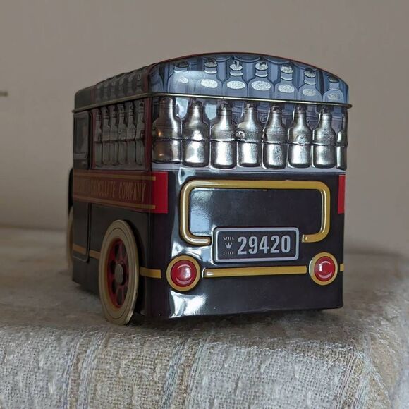 Vintage Hershey Vehicle Series Tin Canister Milk Truck Chocolate 7X4.5X3.5 - Picture 4 of 10
